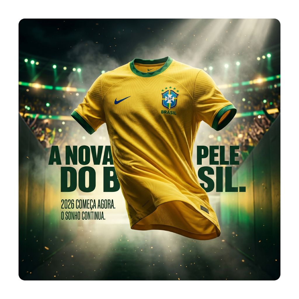 Camisa Torcedor Brasil 2026 Masculina