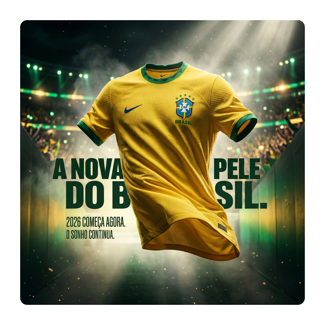 Camisa Torcedor Brasil 2026 Masculina