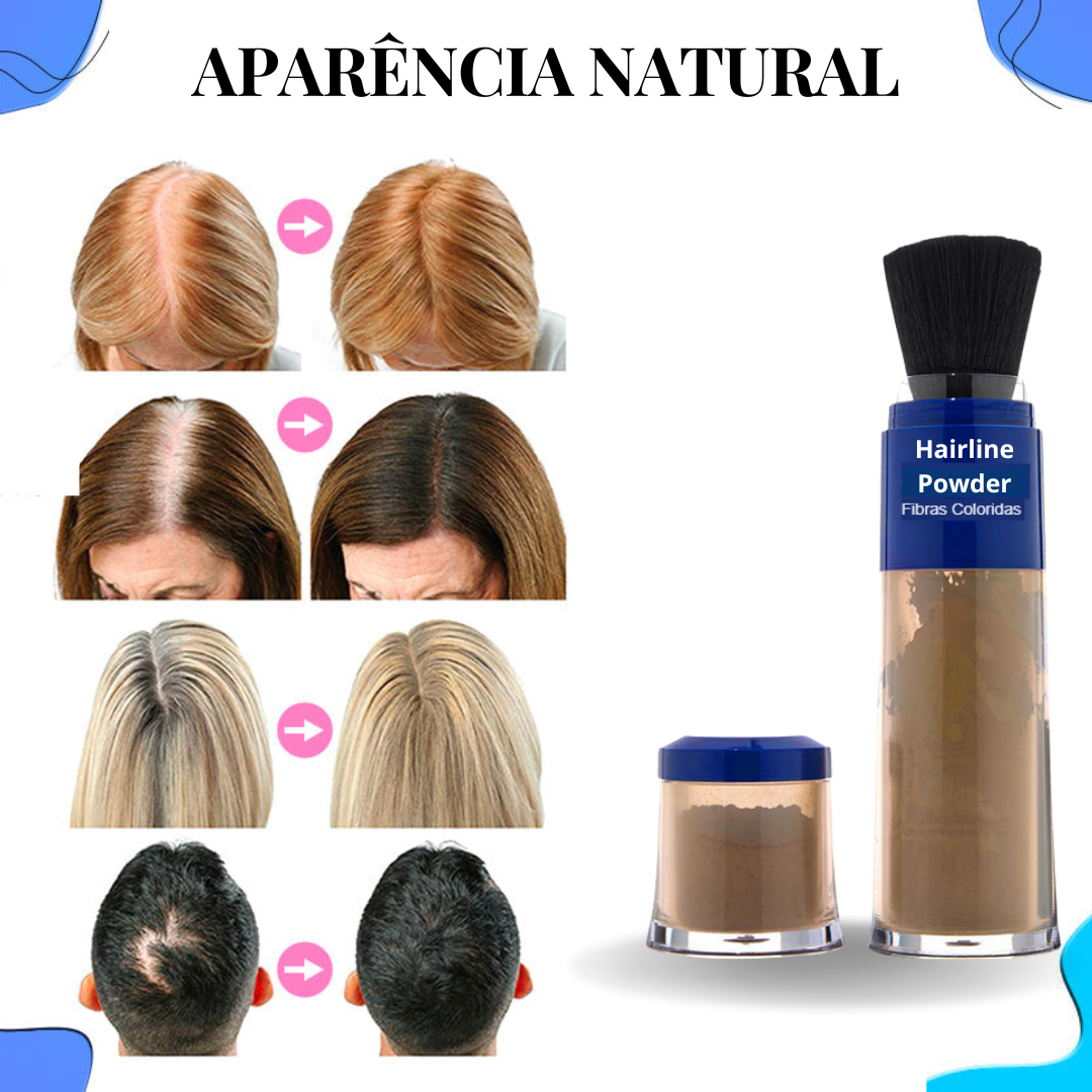 Kit Volumizador de Cabelo Hairline Powder em DOBRO