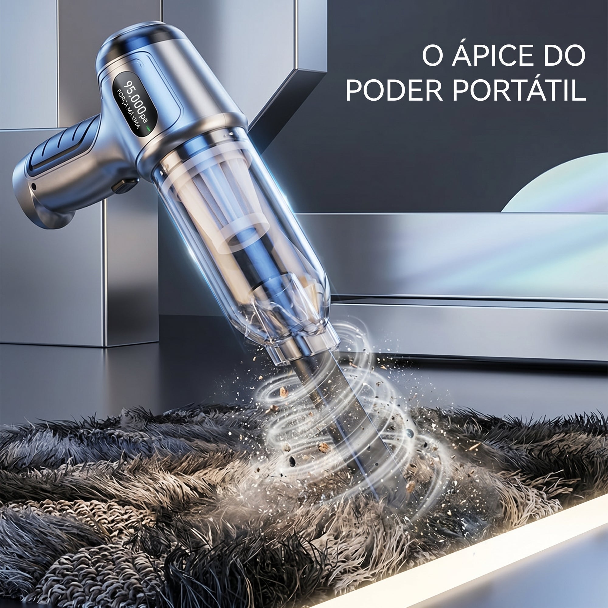 Aspirador de Pó e Água Portátil Limpeza Completa