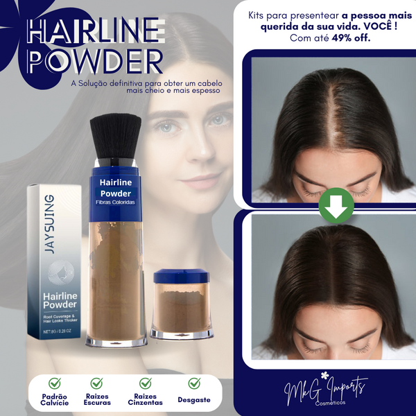 Kit Volumizador de Cabelo Hairline Powder