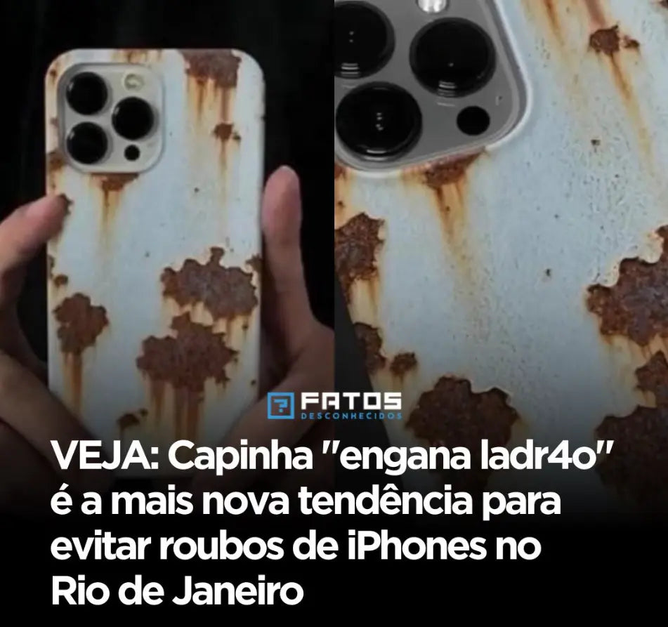 RustWear Urban – O Acessório que Transforma Seu iPhone em Arte de Rua Premium