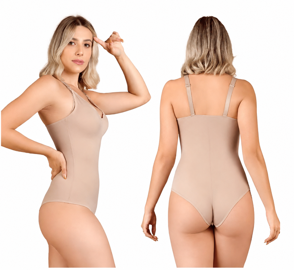 Body Modelador de Amamentação Pós-Parto Sem Bojo
