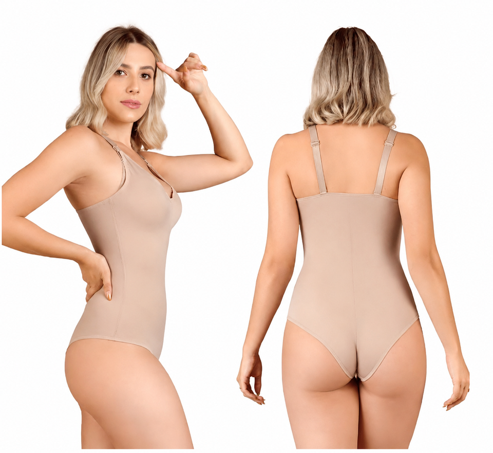 Body Modelador de Amamentação Pós-Parto Sem Bojo