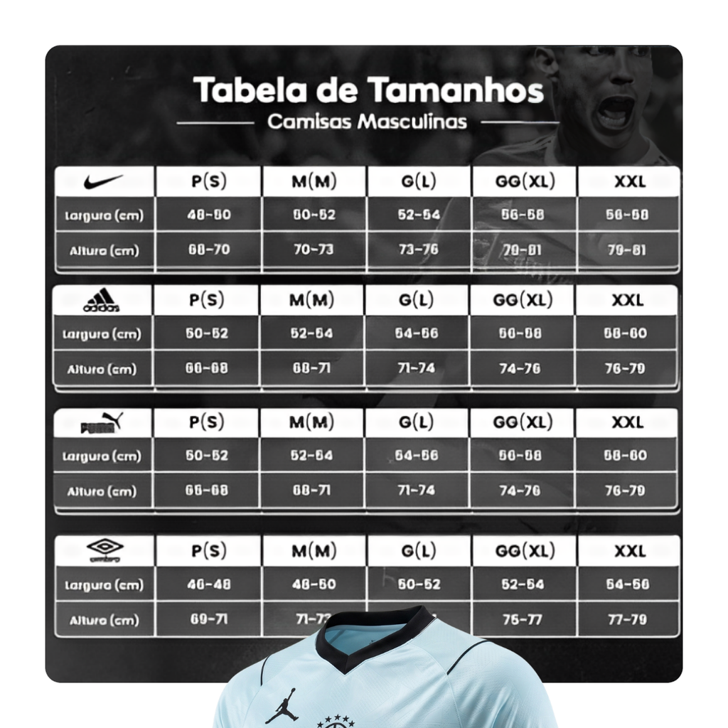 Camisa Torcedor Brasil Masculina 2026 Azul Claro