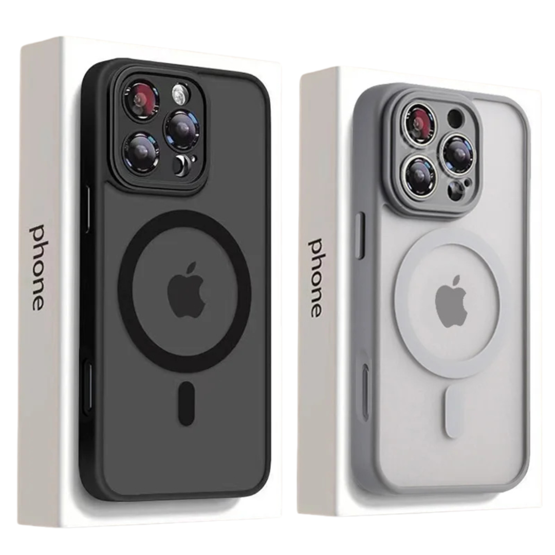 Capa Magnética Luxo Fosco Armor MagSafe: Proteção e Estilo Para Seu iPhone