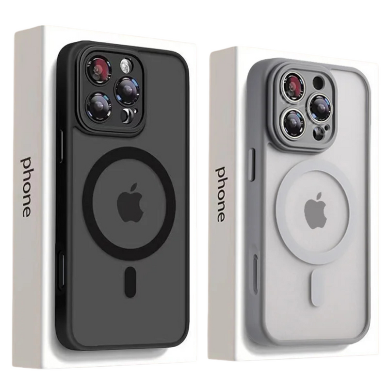 Capa Magnética Luxo Fosco Armor MagSafe: Proteção e Estilo Para Seu iPhone