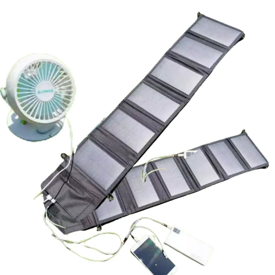 Painel Solar Dobrável 1000W - Energia Portátil Para Sobrevivência