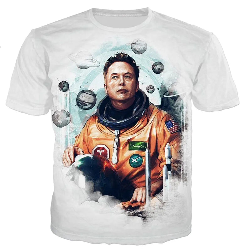 Camiseta Elon Musk 2024 Apoie a Visão do Futuro