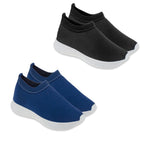 Kit 2 Pares Tênis Unissex Calce Fácil Sem Cadarço