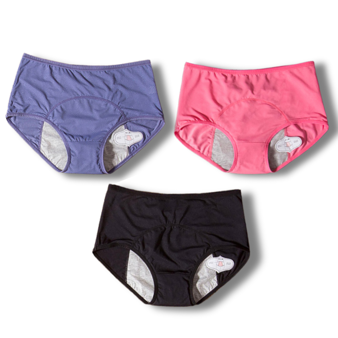 Calcinha Absorvente - DryProtect - Pague 1 Leve 3
