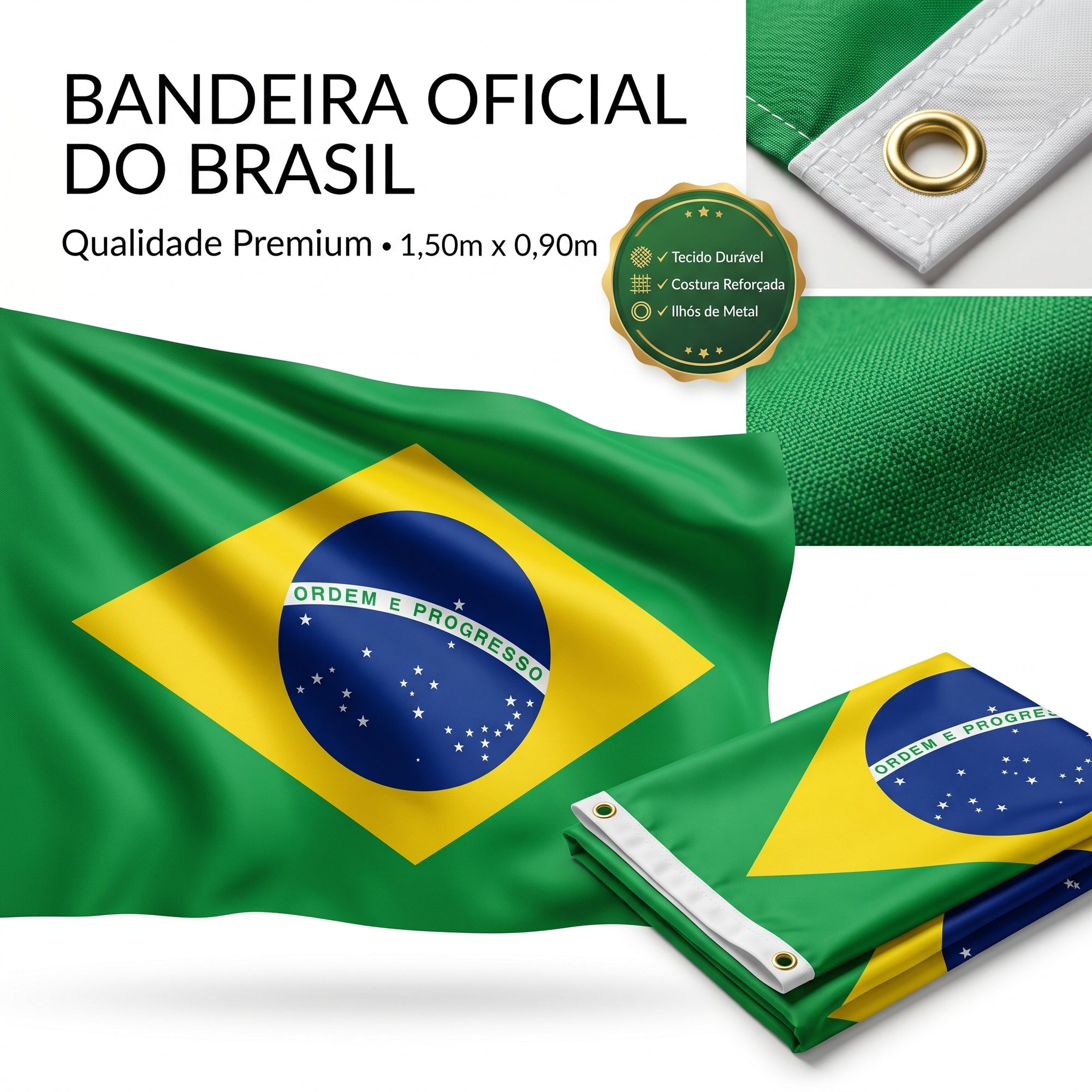 Bandeira Oficial Brasil — Copa 2026