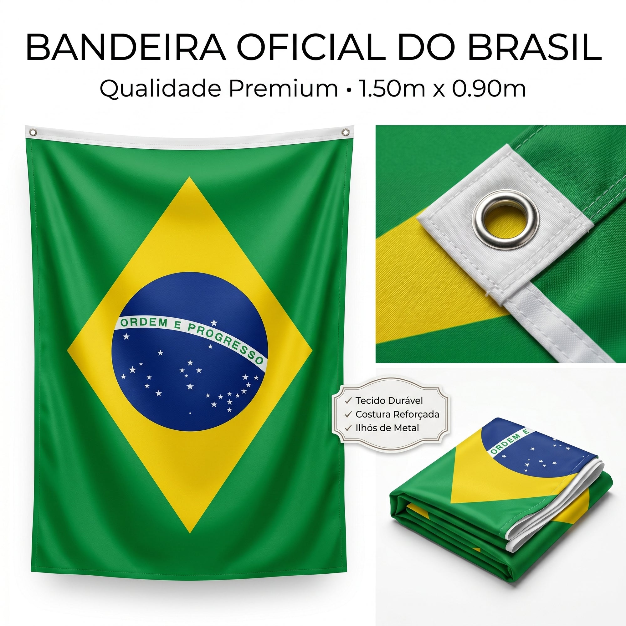 Bandeira Oficial Brasil — Copa 2026