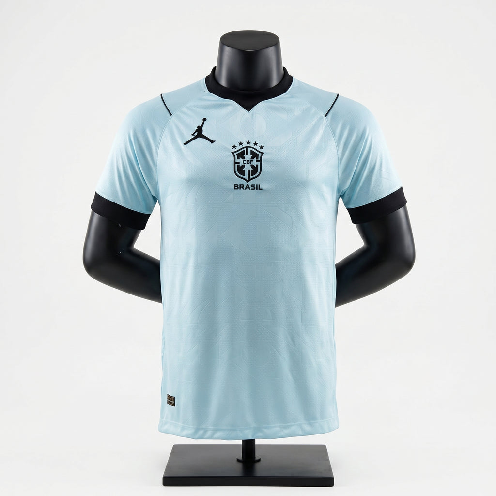Camisa Torcedor Brasil Masculina 2026 Azul Claro