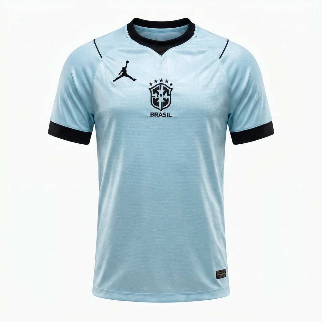 Camisa Torcedor Brasil Masculina 2026 Azul Claro