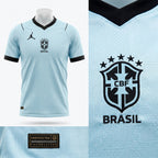 Camisa Torcedor Brasil Masculina 2026 Azul Claro