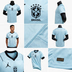 Camisa Torcedor Brasil Masculina 2026 Azul Claro