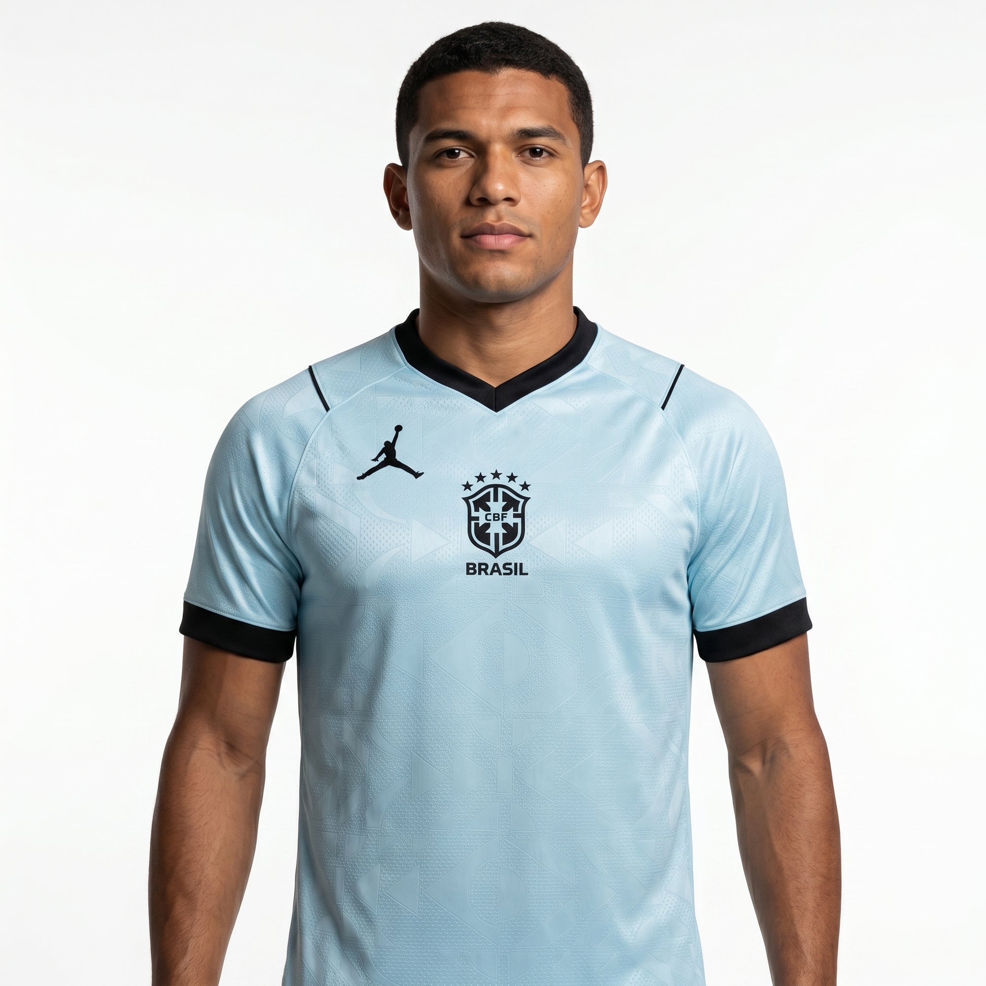Camisa Torcedor Brasil Masculina 2026 Azul Claro