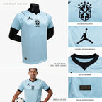 Camisa Torcedor Brasil Masculina 2026 Azul Claro