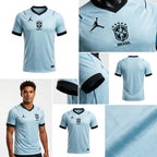 Camisa Torcedor Brasil Masculina 2026 Azul Claro