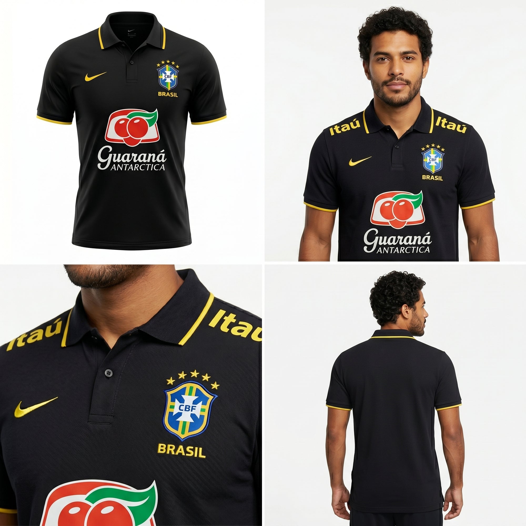 Camisa Torcedor Brasil Masculina 2026 Polo