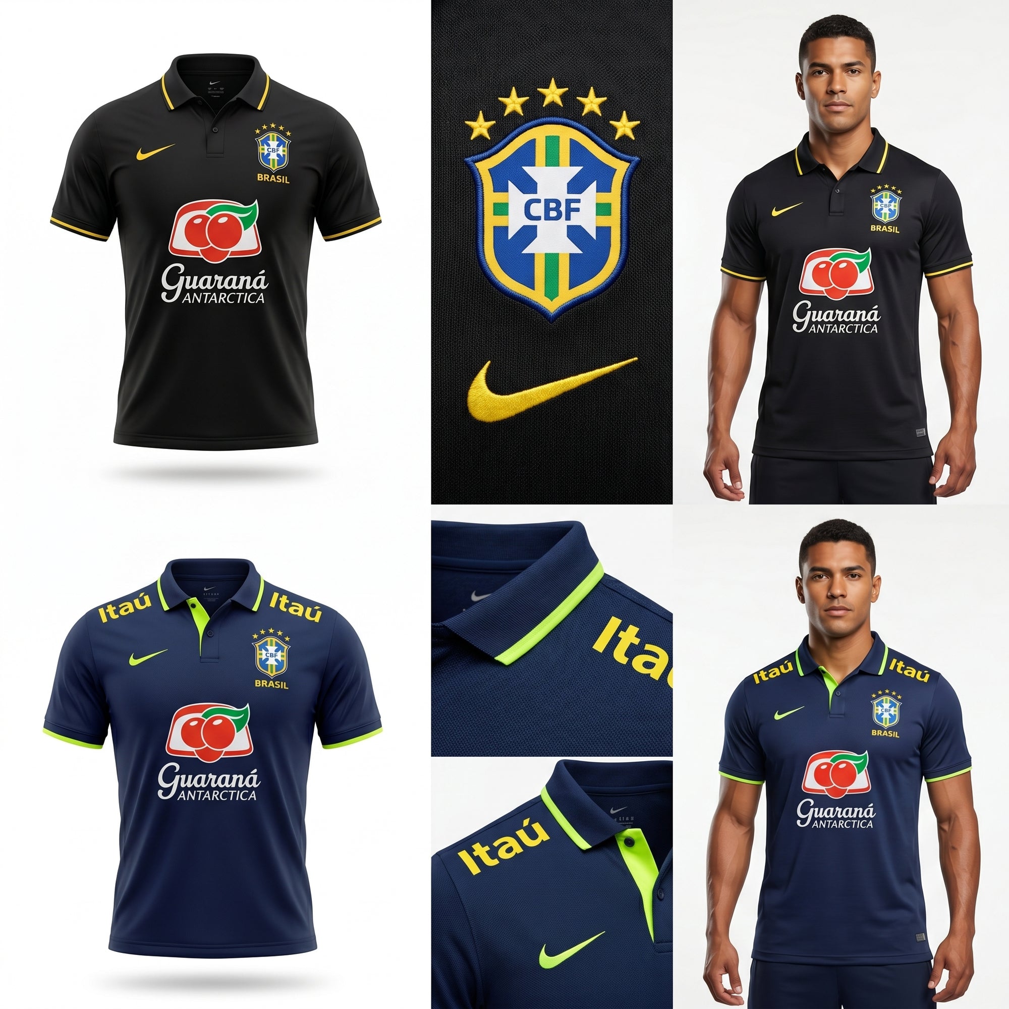 Camisa Torcedor Brasil Masculina 2026 Polo