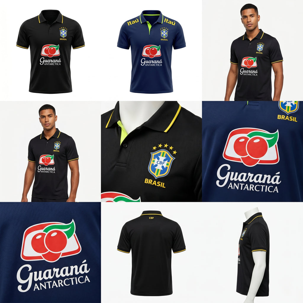 Camisa Torcedor Brasil Masculina 2026 Polo