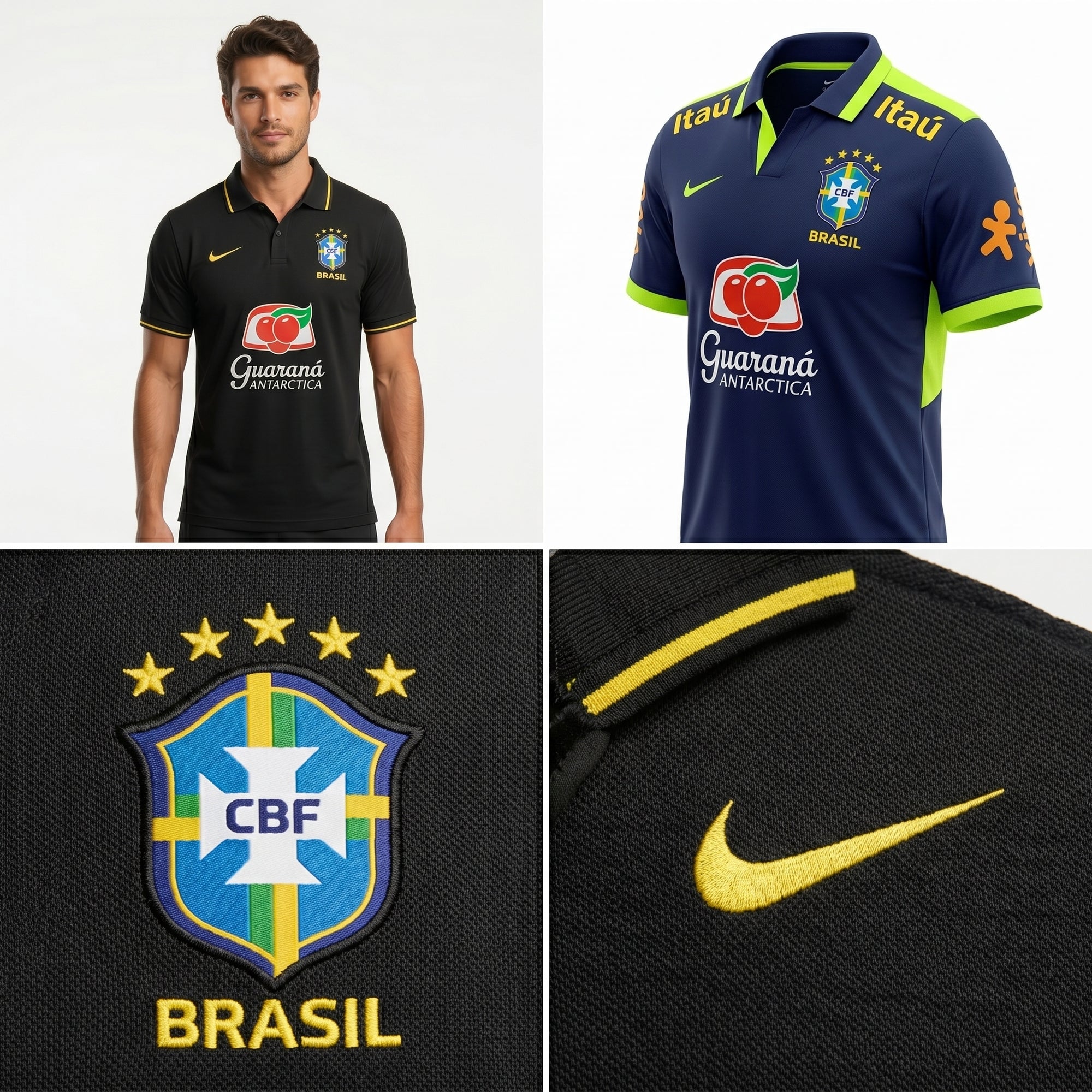 Camisa Torcedor Brasil Masculina 2026 Polo
