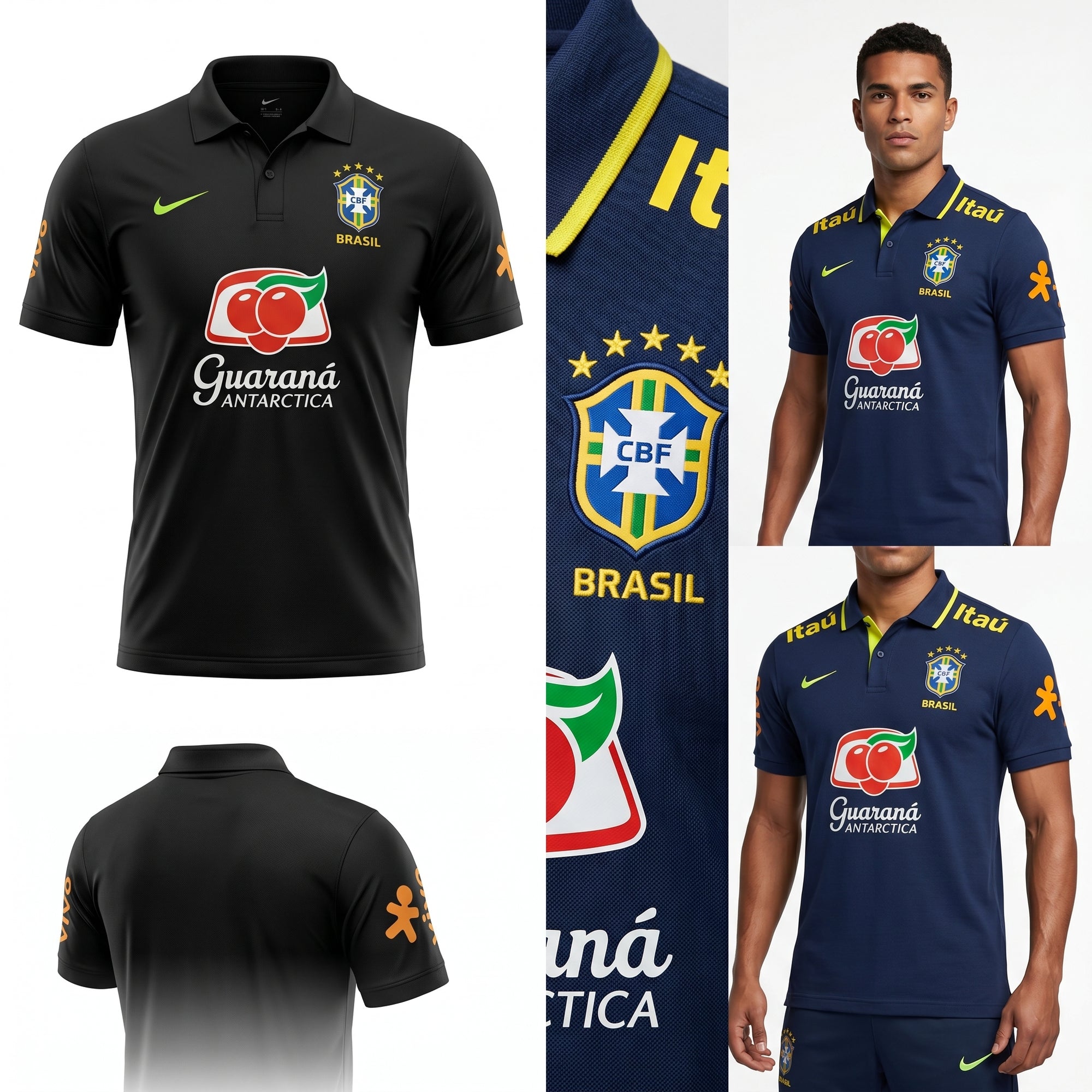 Camisa Torcedor Brasil Masculina 2026 Polo