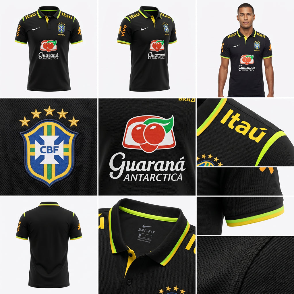Camisa Torcedor Brasil Masculina 2026 Polo