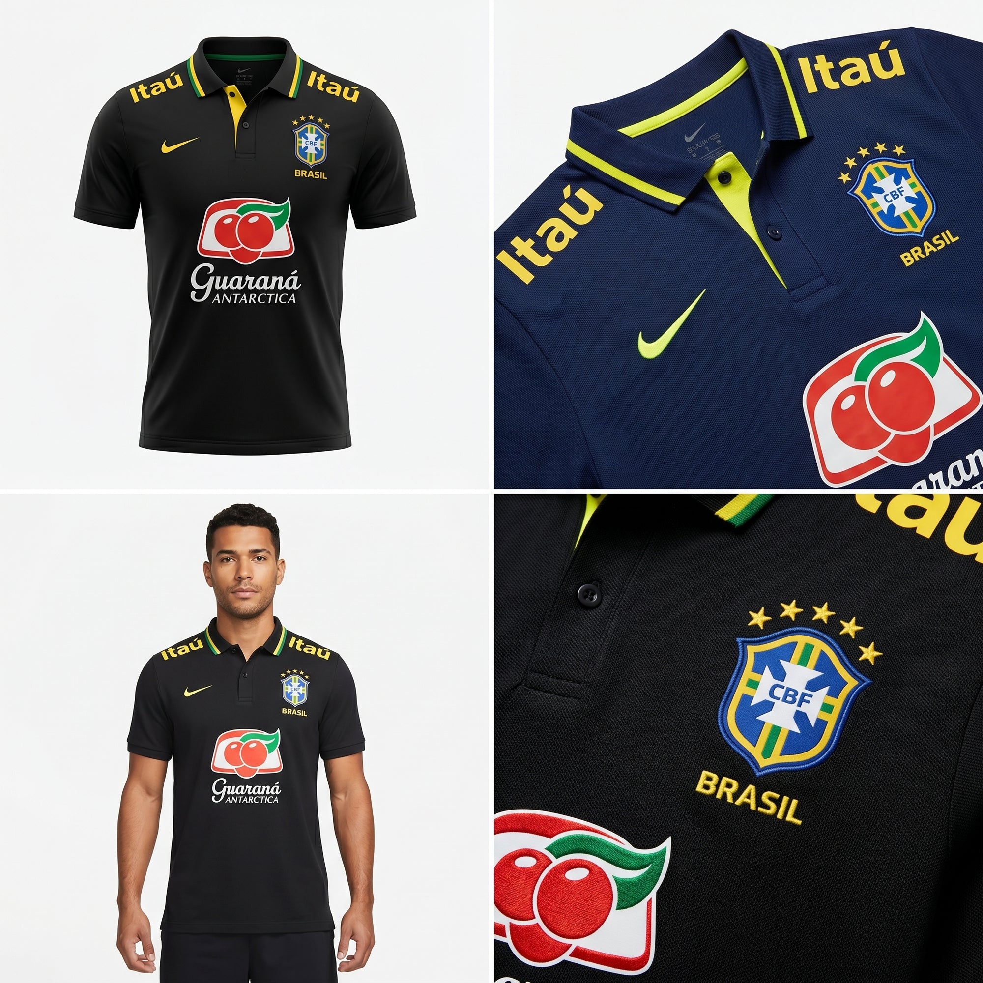 Camisa Torcedor Brasil Masculina 2026 Polo