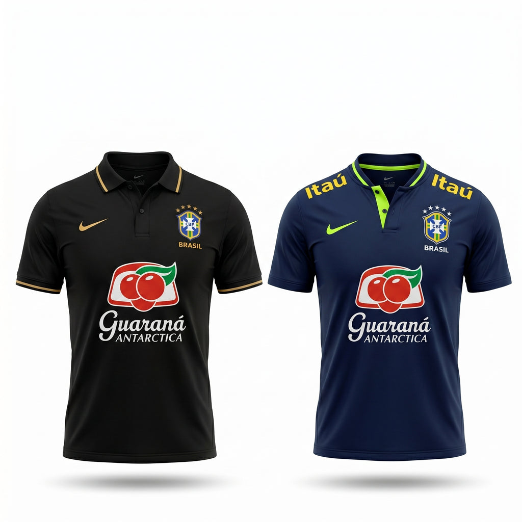 Camisa Torcedor Brasil Masculina 2026 Polo