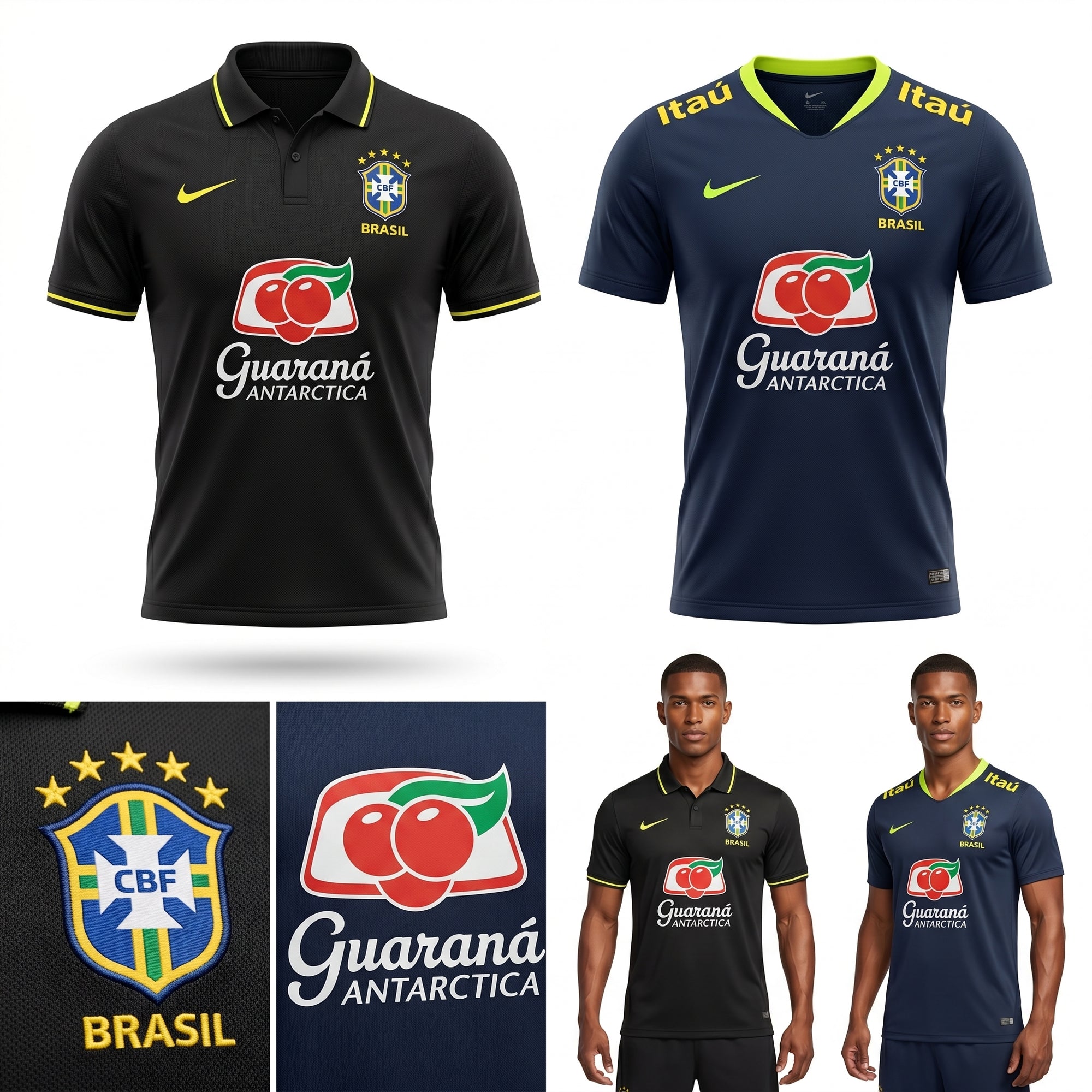 Camisa Torcedor Brasil Masculina 2026 Polo