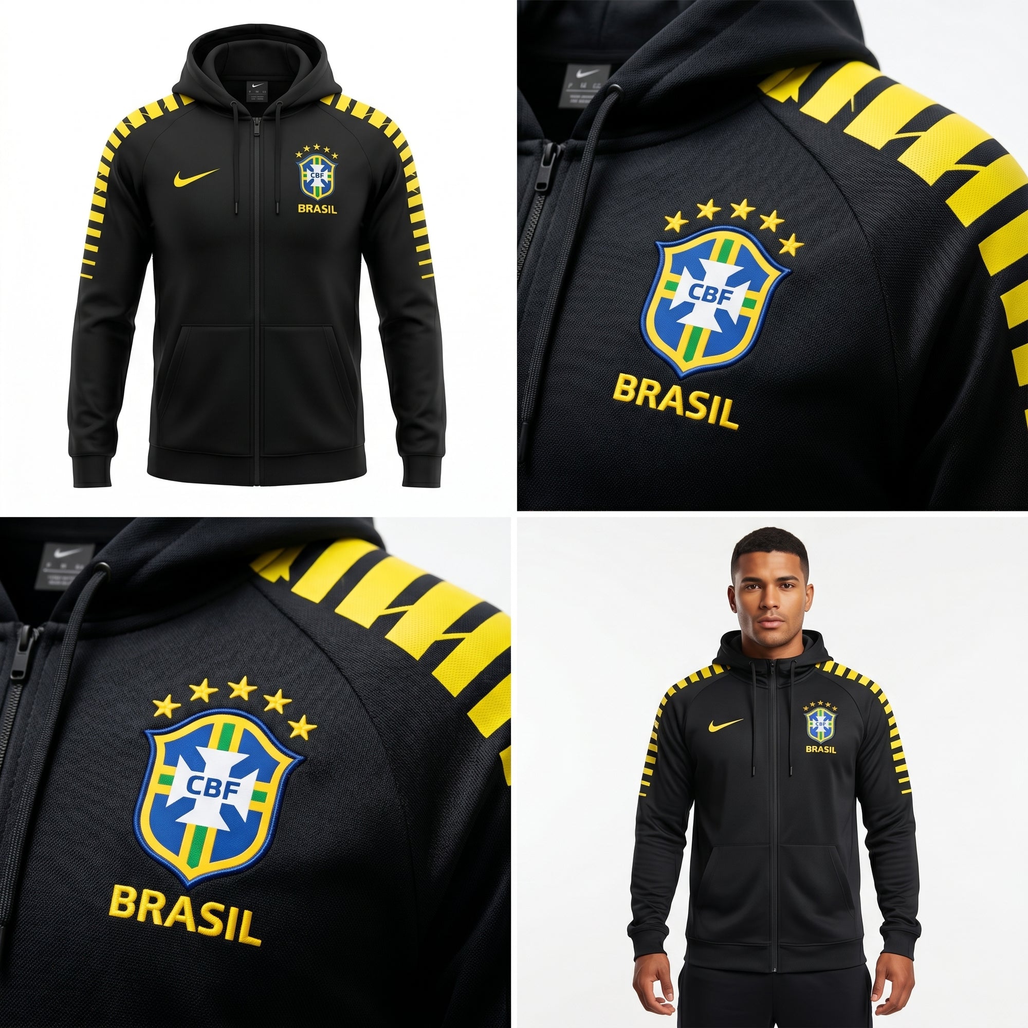 🇧🇷 Agasalho Oficial Estilo Seleção — Copa 2026