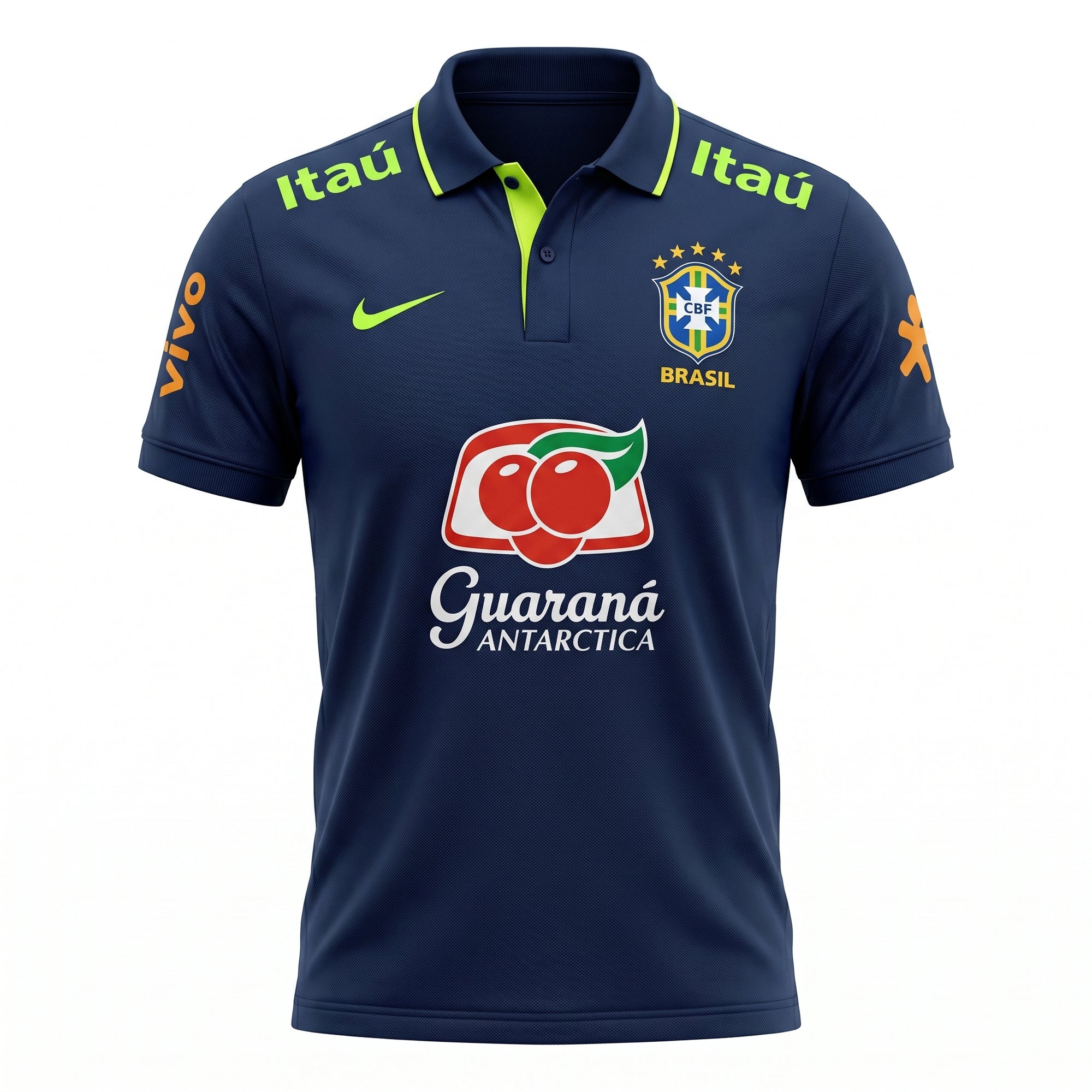 Camisa Torcedor Brasil Masculina 2026 Polo
