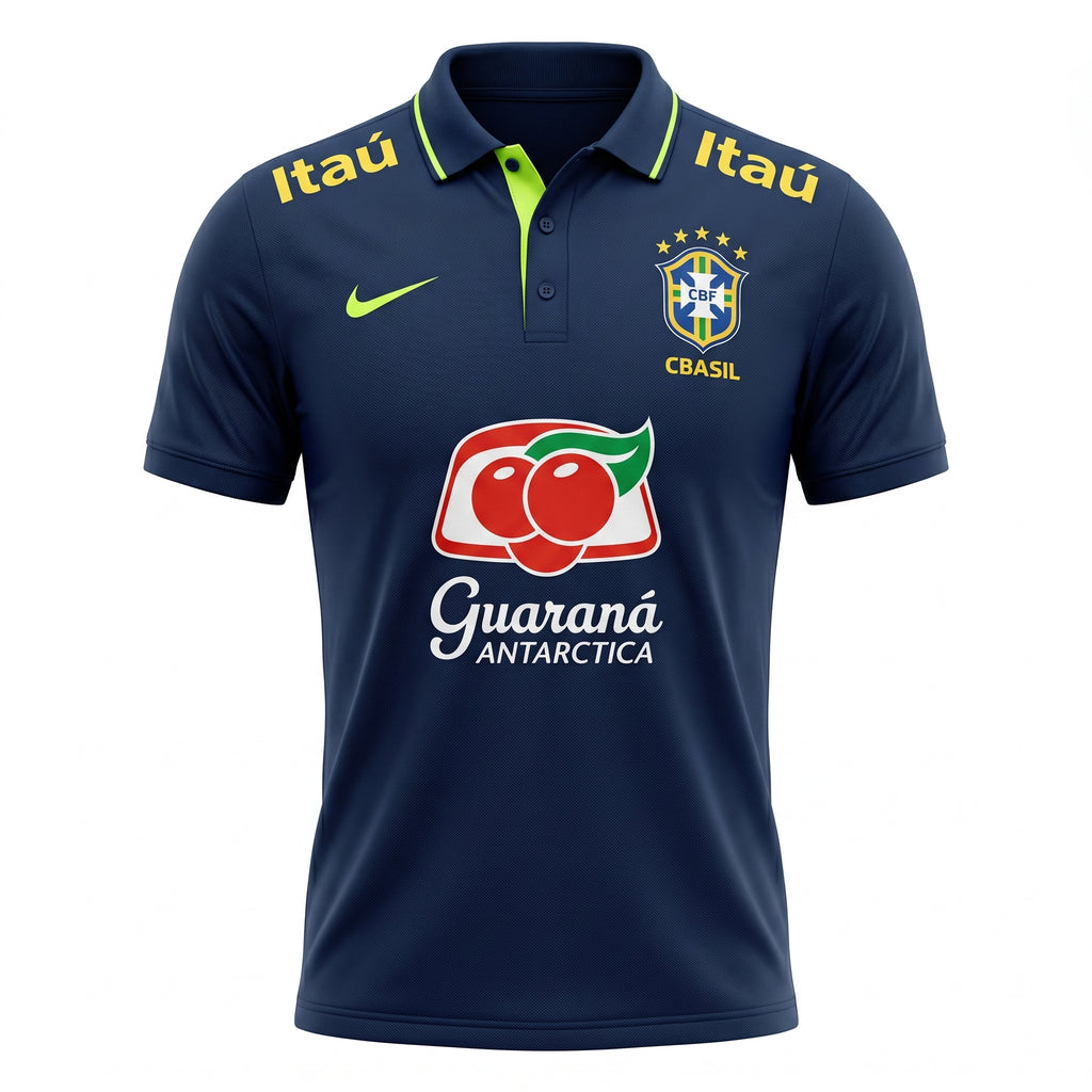 Camisa Torcedor Brasil Masculina 2026 Polo