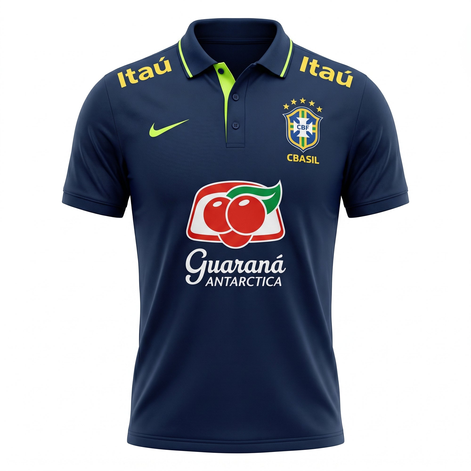 Camisa Torcedor Brasil Masculina 2026 Polo