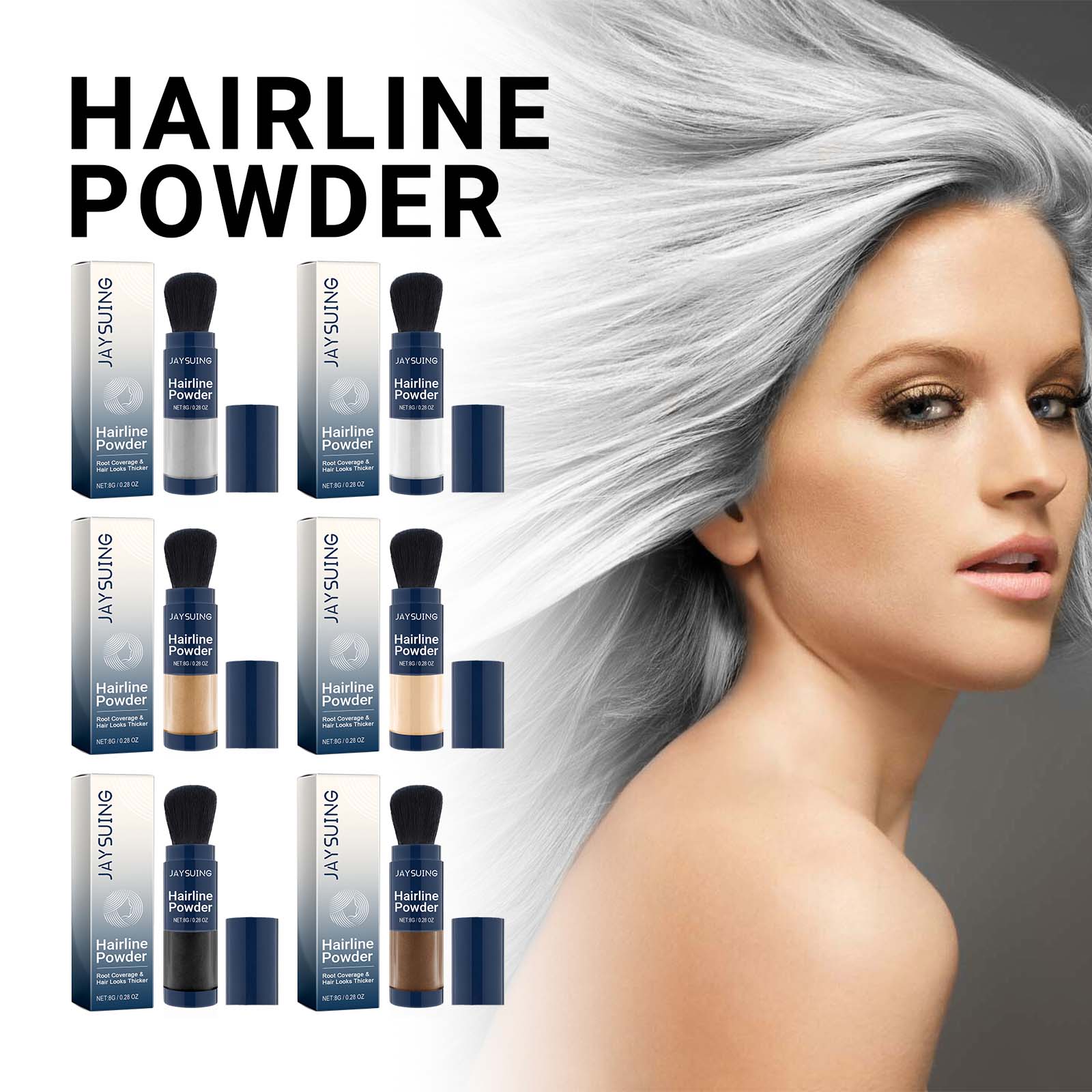Kit Volumizador de Cabelo Hairline Powder em DOBRO