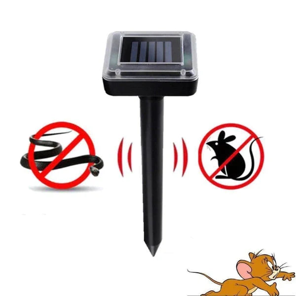 Repelente Ultrassônico Solar para Pragas de Jardim Impermeável
