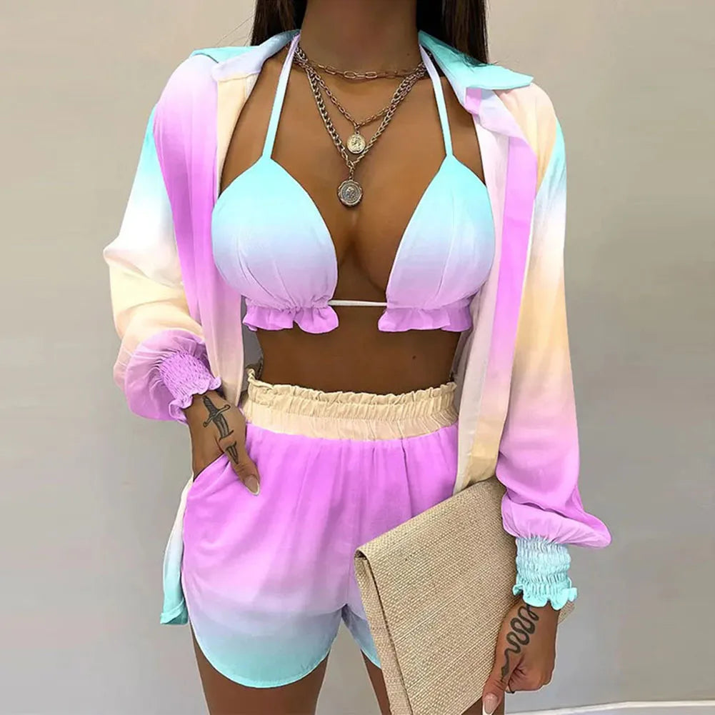 Conjunto Boho Elegance Summer 2024: Estilo e Conforto em 3 Peças