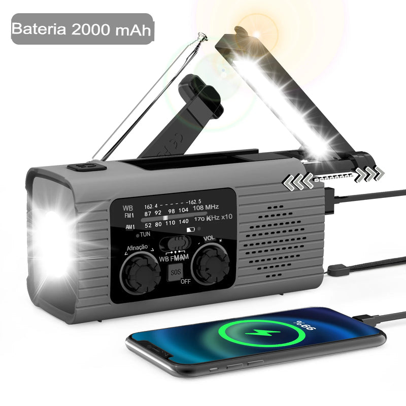 POWERLINK SURVIVAL" – O Rádio Portátil Que Mantém Você Conectado em Qualquer Crise!