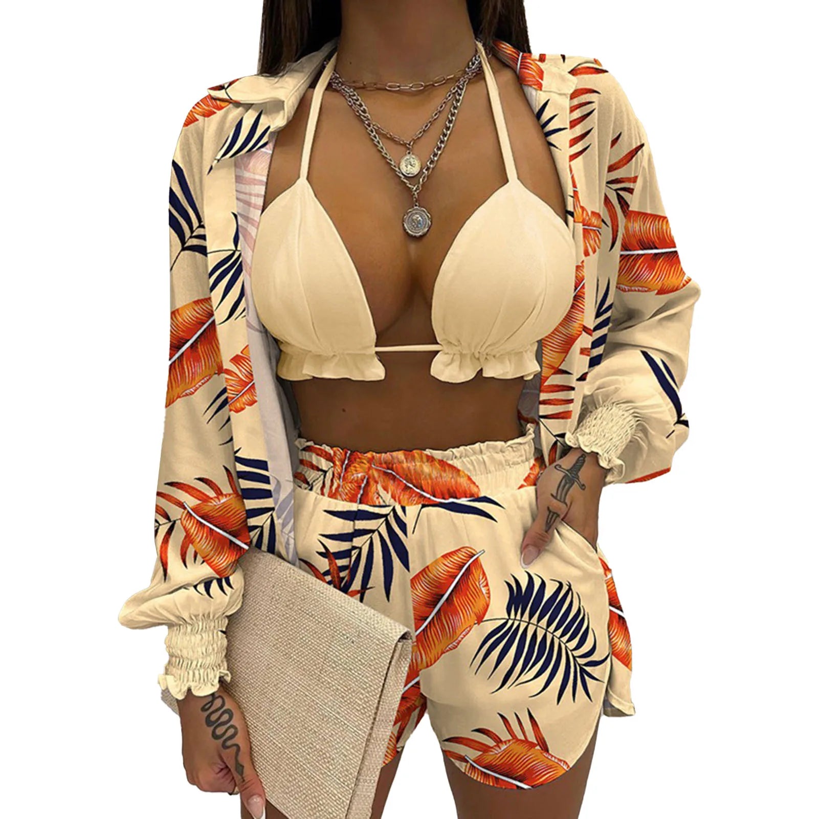 Conjunto Boho Elegance Summer 2024: Estilo e Conforto em 3 Peças