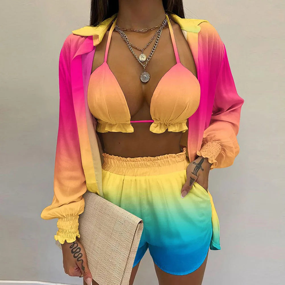 Conjunto Boho Elegance Summer 2024: Estilo e Conforto em 3 Peças
