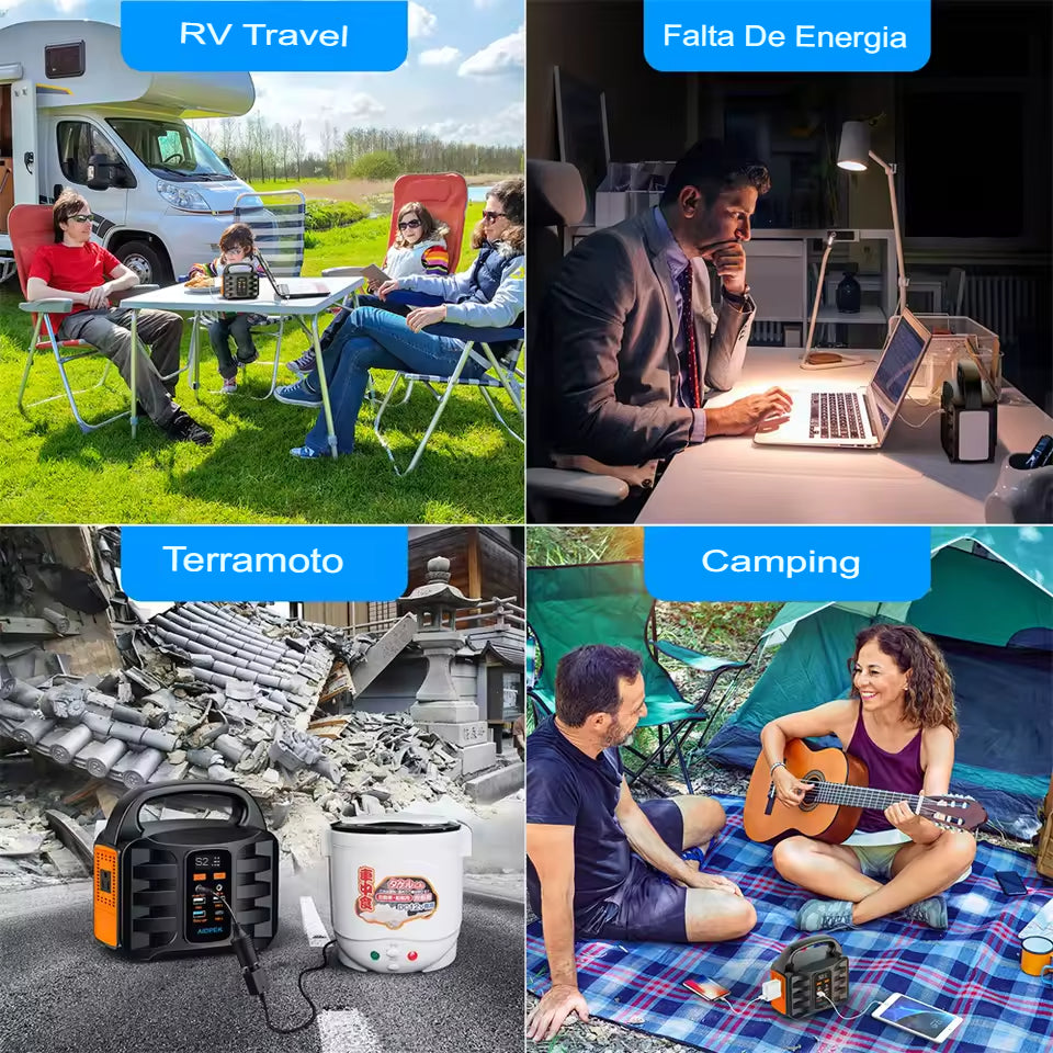 Gerador Solar Portátil Powe Fusion 155Wh - Energia Limpa em Qualquer Lugar
