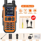 Rádio Amador Baofeng UV-21 Pro V2 - Comunicação em Crise e Sobrevivência