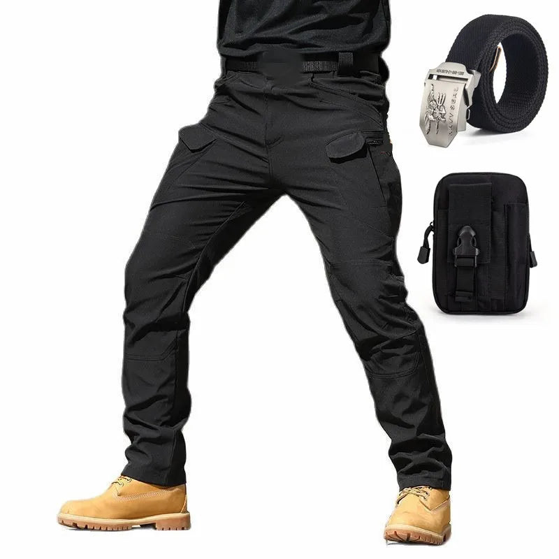 Calça Tática Militar Impermeável - Delta Force + CintoKit Tático de Elite e Bolsa Premium