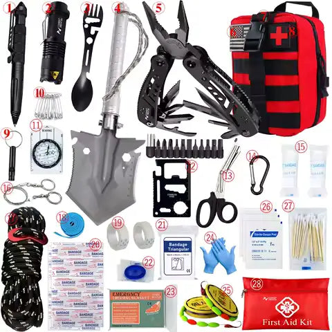 Kit de Sobrevivência Tático IFAK - O Mais Completo para Emergências Extremas