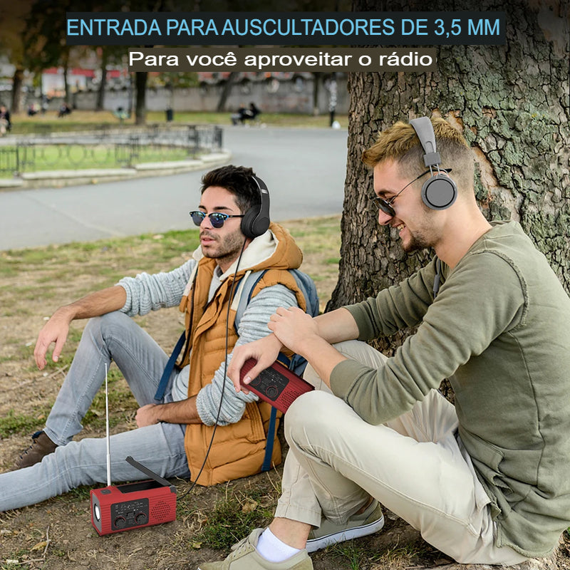 POWERLINK SURVIVAL" – O Rádio Portátil Que Mantém Você Conectado em Qualquer Crise!