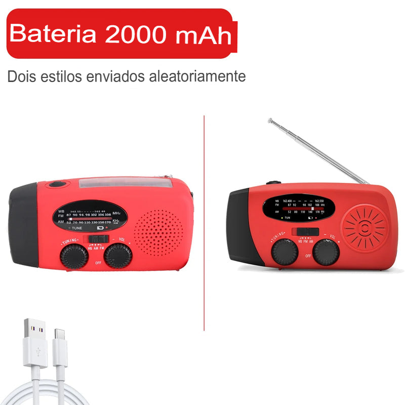 POWERLINK SURVIVAL" – O Rádio Portátil Que Mantém Você Conectado em Qualquer Crise!
