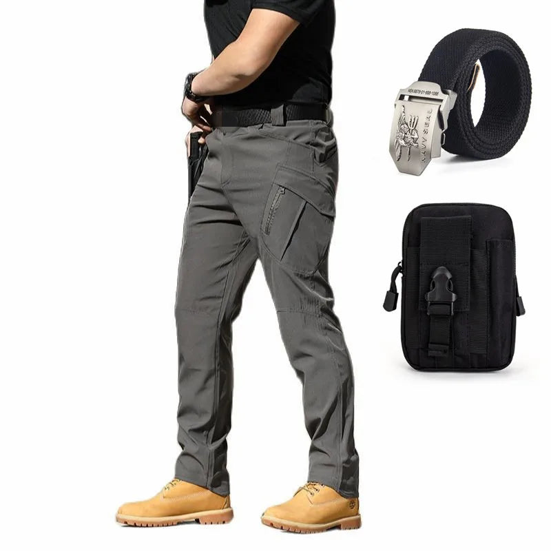 Calça Tática Militar Impermeável - Delta Force + CintoKit Tático de Elite e Bolsa Premium